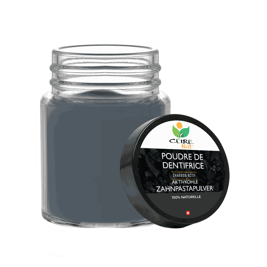 Ingrédients naturels Dentifrice Charbon Actif