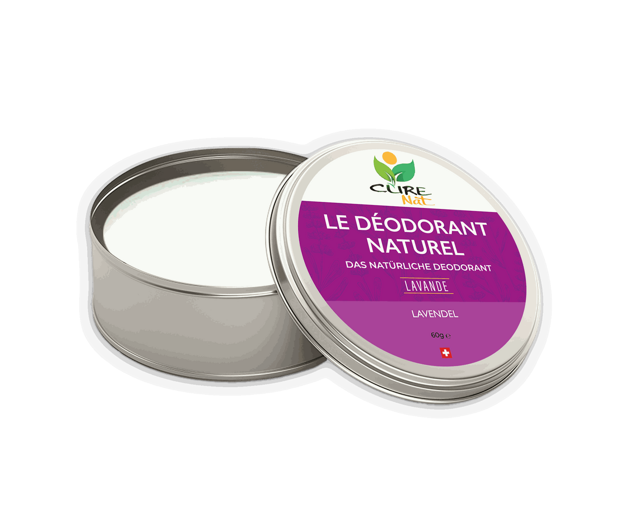 Ingrédients naturels Déodorant Lavande